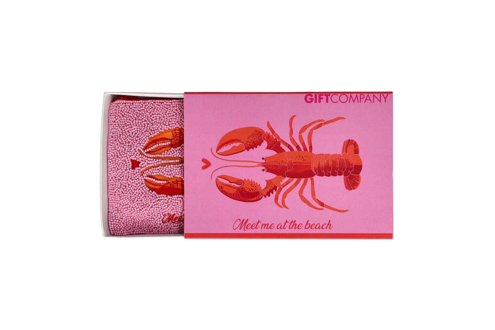 Kosmetiktasche mit Perlen LOBSTER