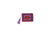 Kosmetiktasche mit Perlen LIPS
