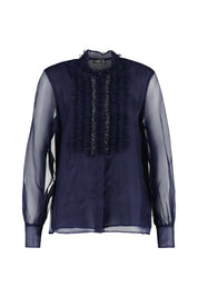Bluse Relaxed Fit mit Rüschen
