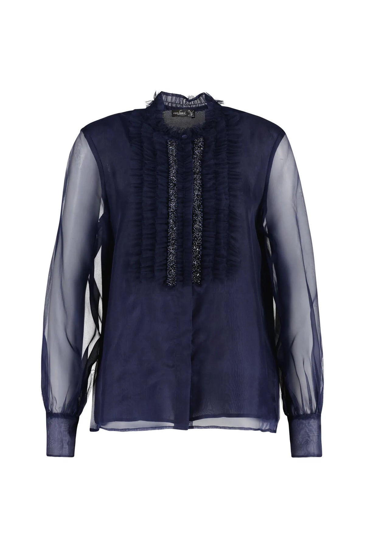 Bluse Relaxed Fit mit Rüschen