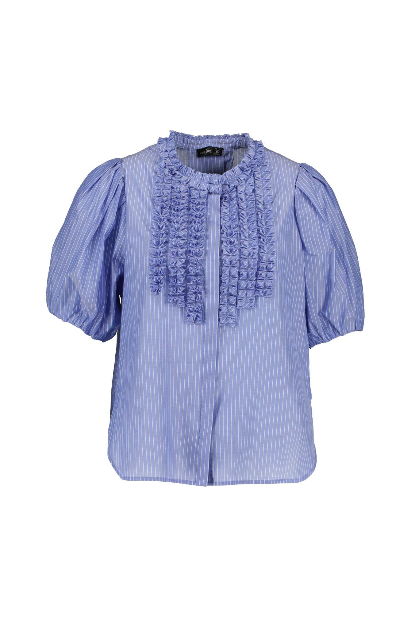 Rüschenbluse TEONA aus Seidenmix
