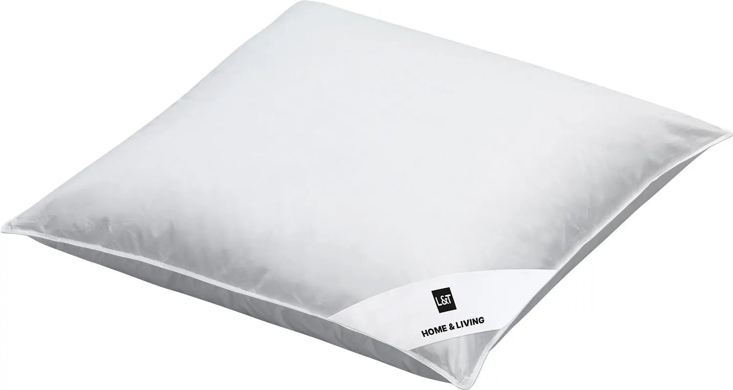Faserkissen 80x80 mit ungesteppter Hülle