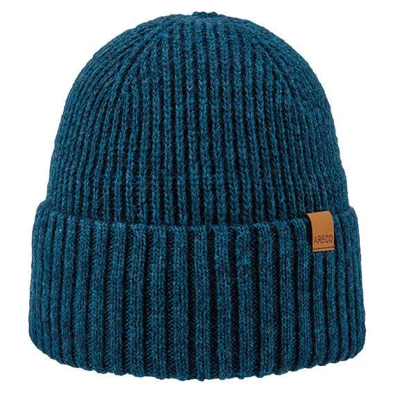 Strickmütze mit Umschlag
