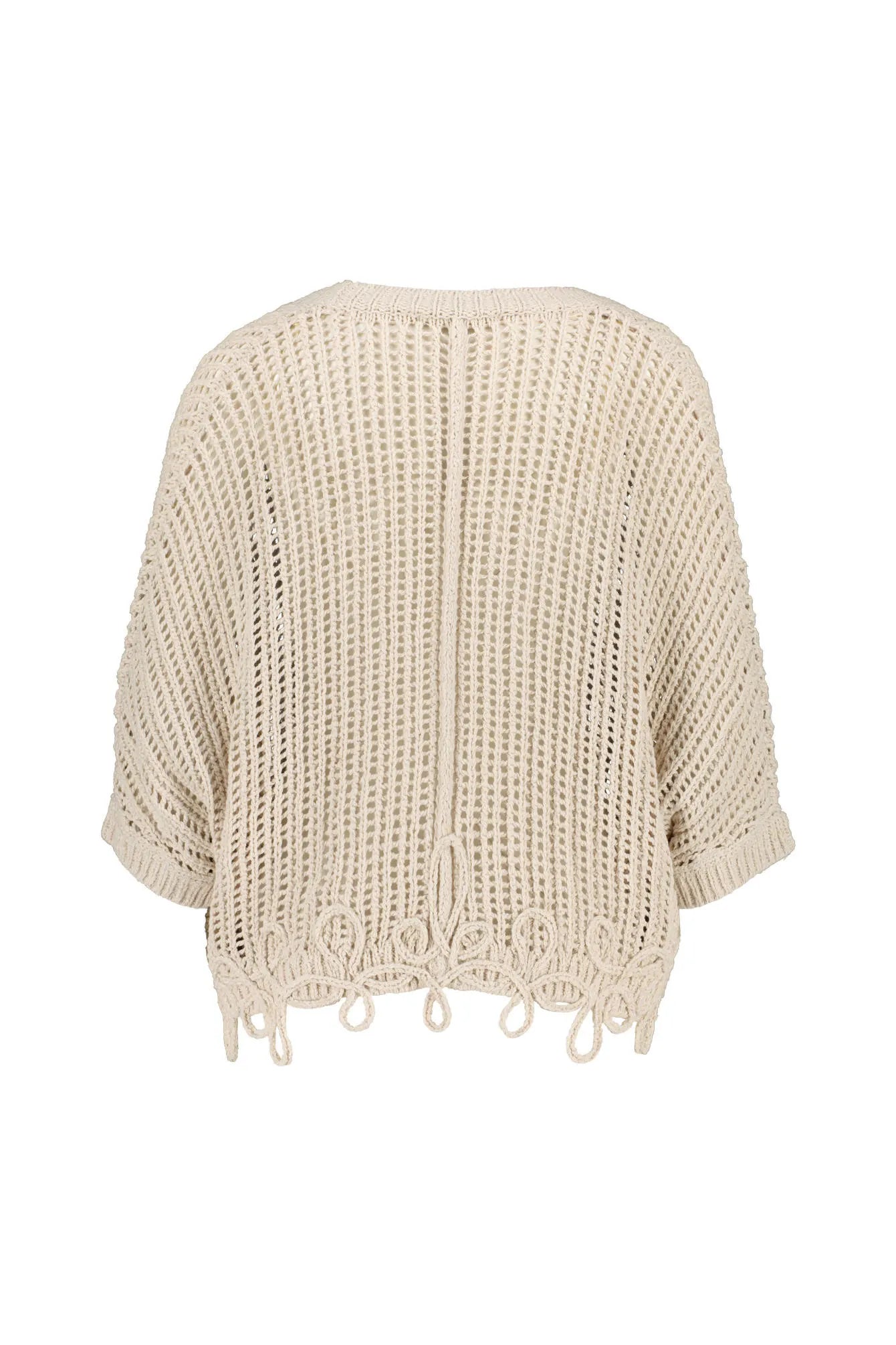 Strick-Cardigan aus Baumwollmix