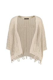 Strick-Cardigan aus Baumwollmix