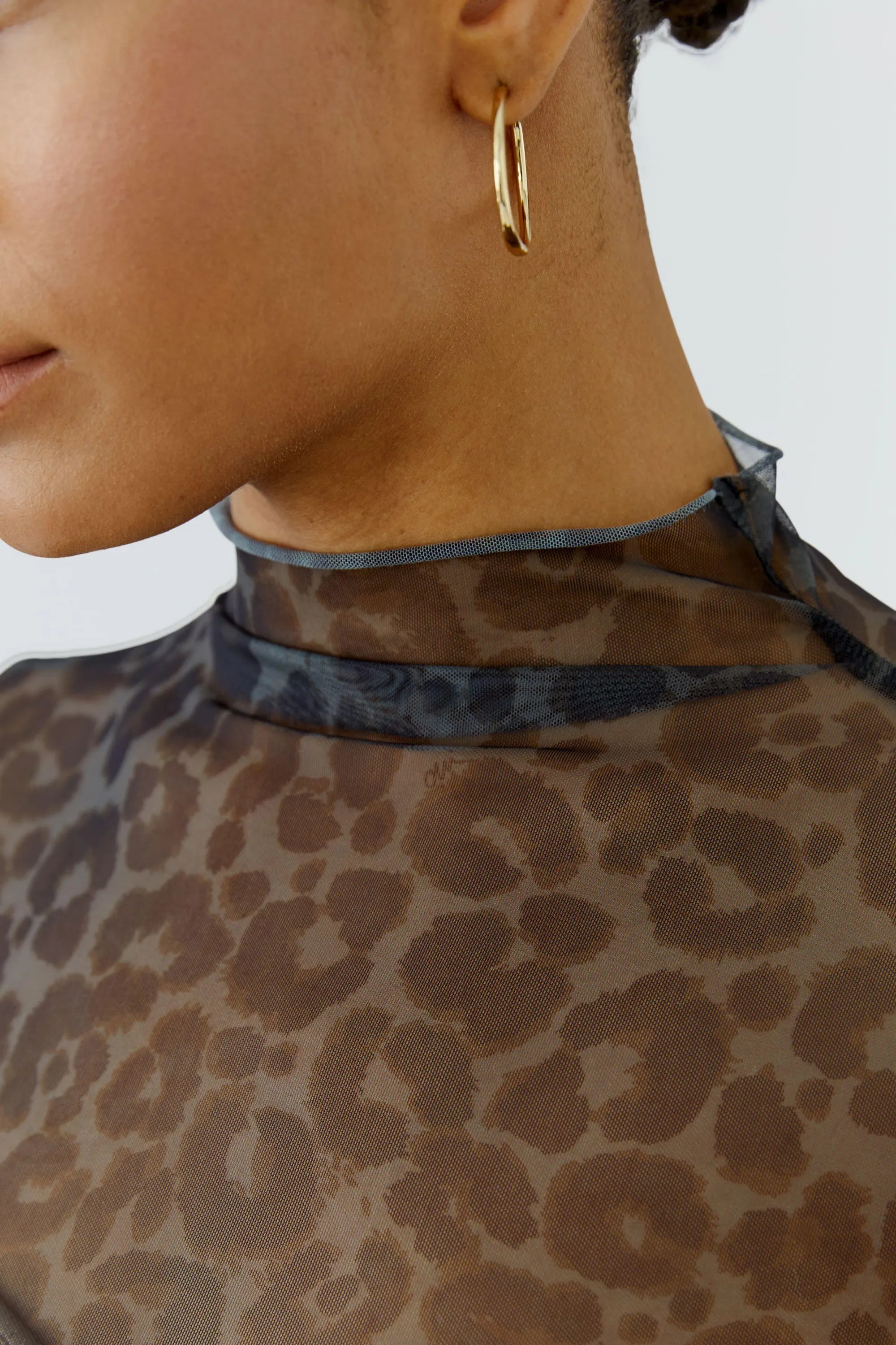 Langarmshirt transparent