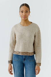 Strickpullover aus Wollmix