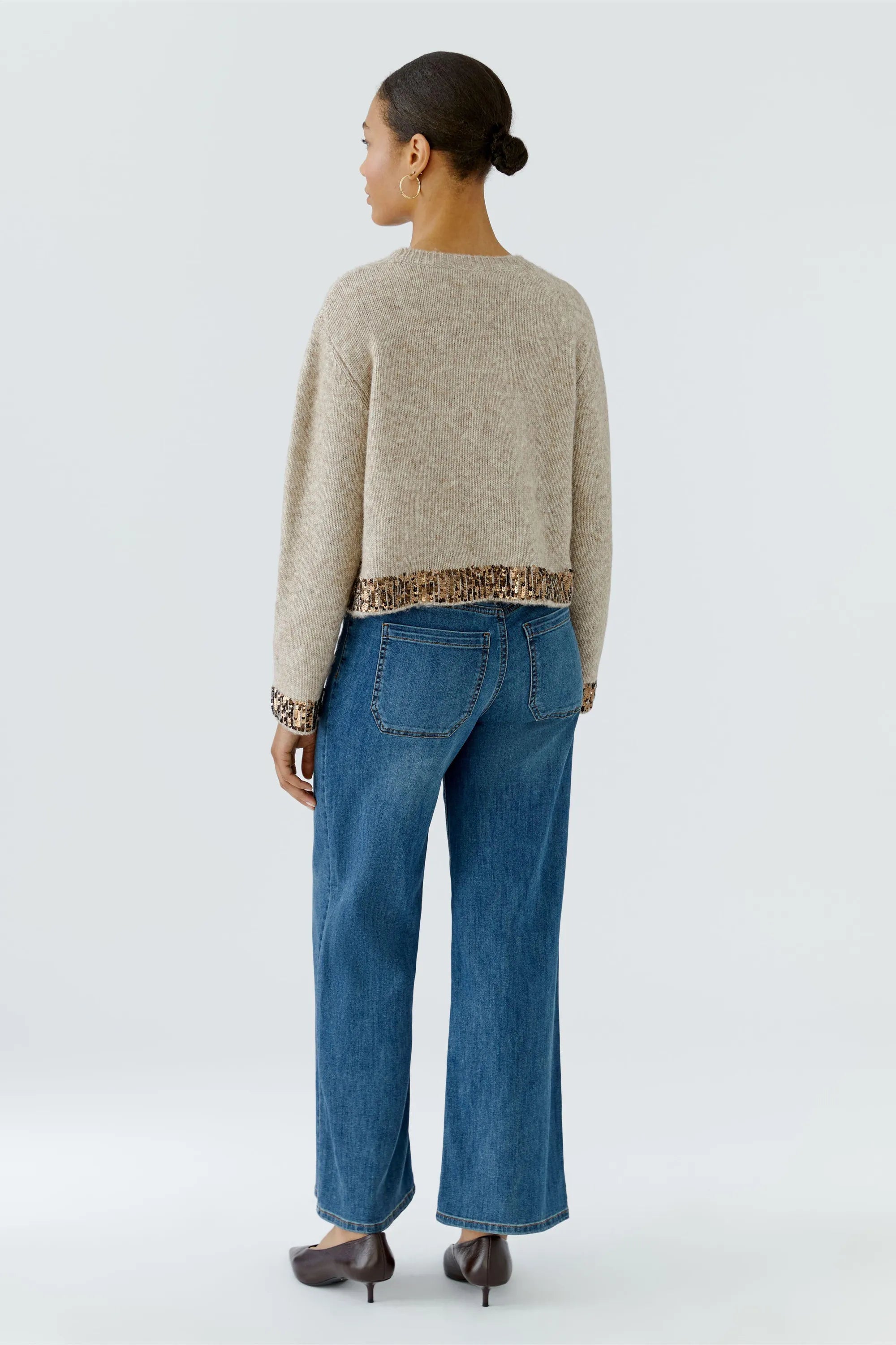 Strickpullover aus Wollmix