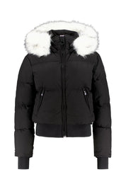 Steppjacke HONEY mit Kunstfell-Kragen