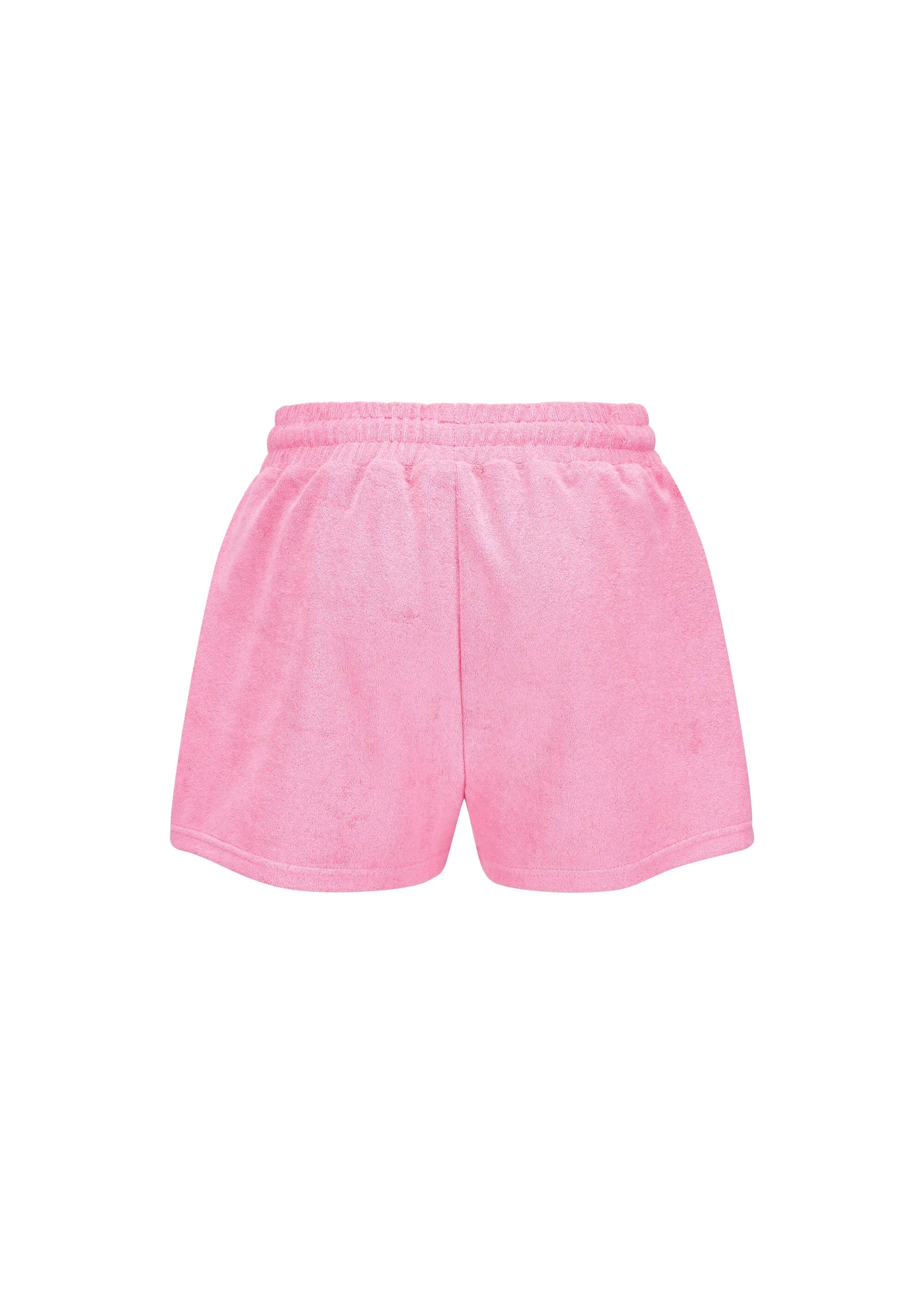 Frottee-Shorts mit Snoopy-Stickerei
