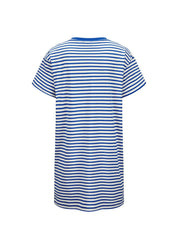 T-Shirt-Kleid aus Baumwolle mit Snoopy-Motiv