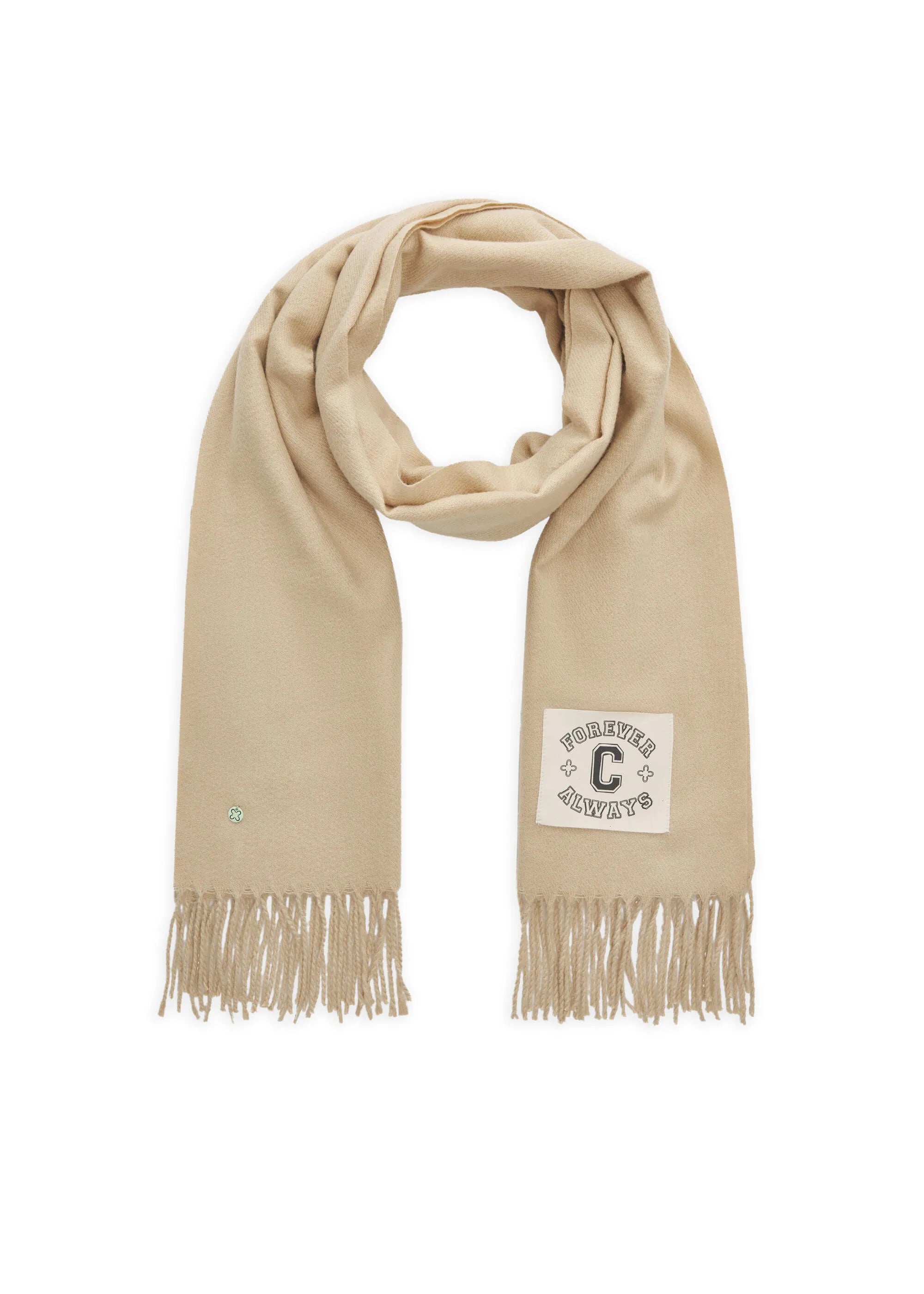 Schal mit Codello-Patch und Fransen