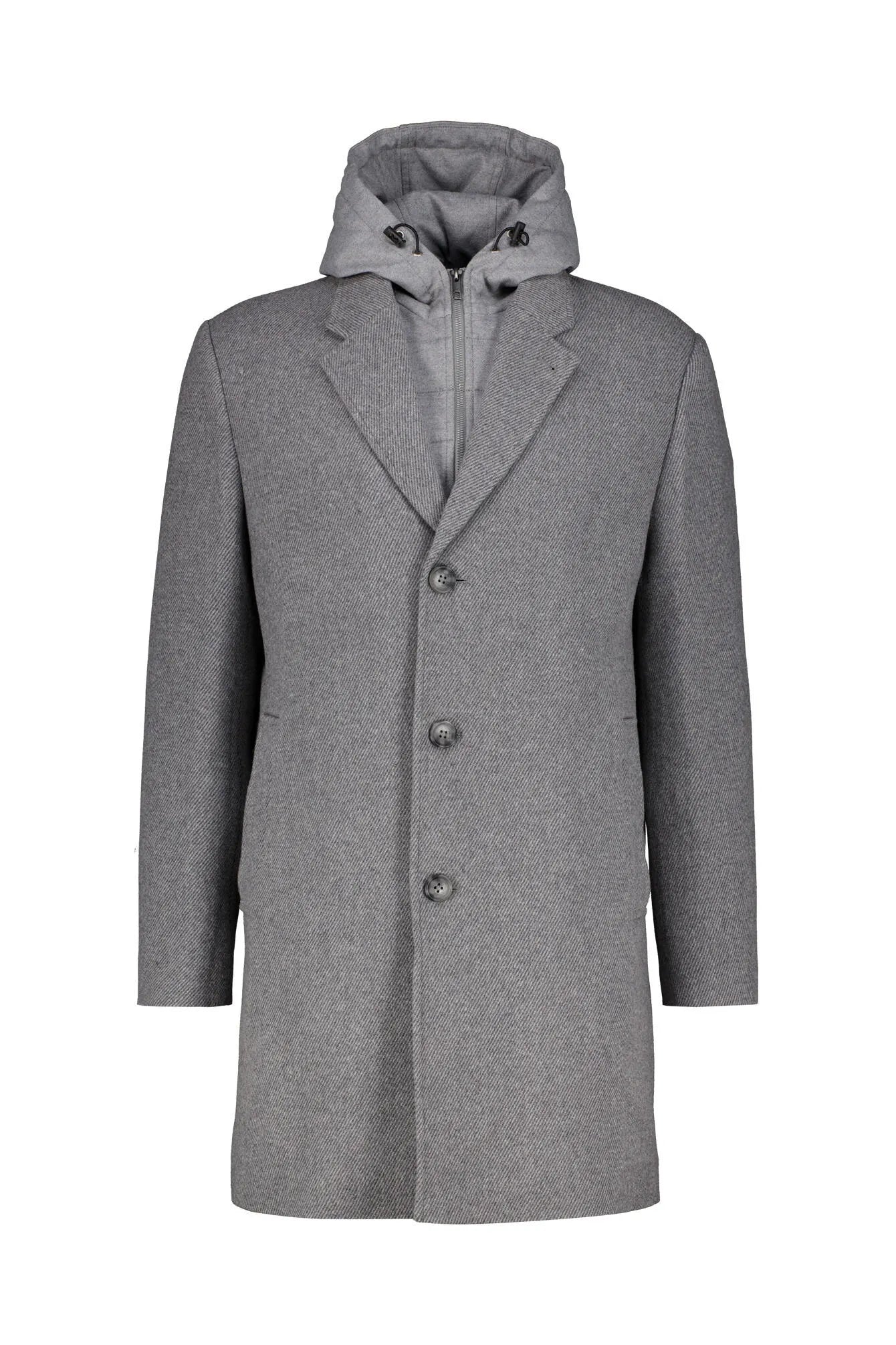 Mantel mit Kapuze