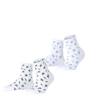 2er-Pack Socken mit Blumenmuster