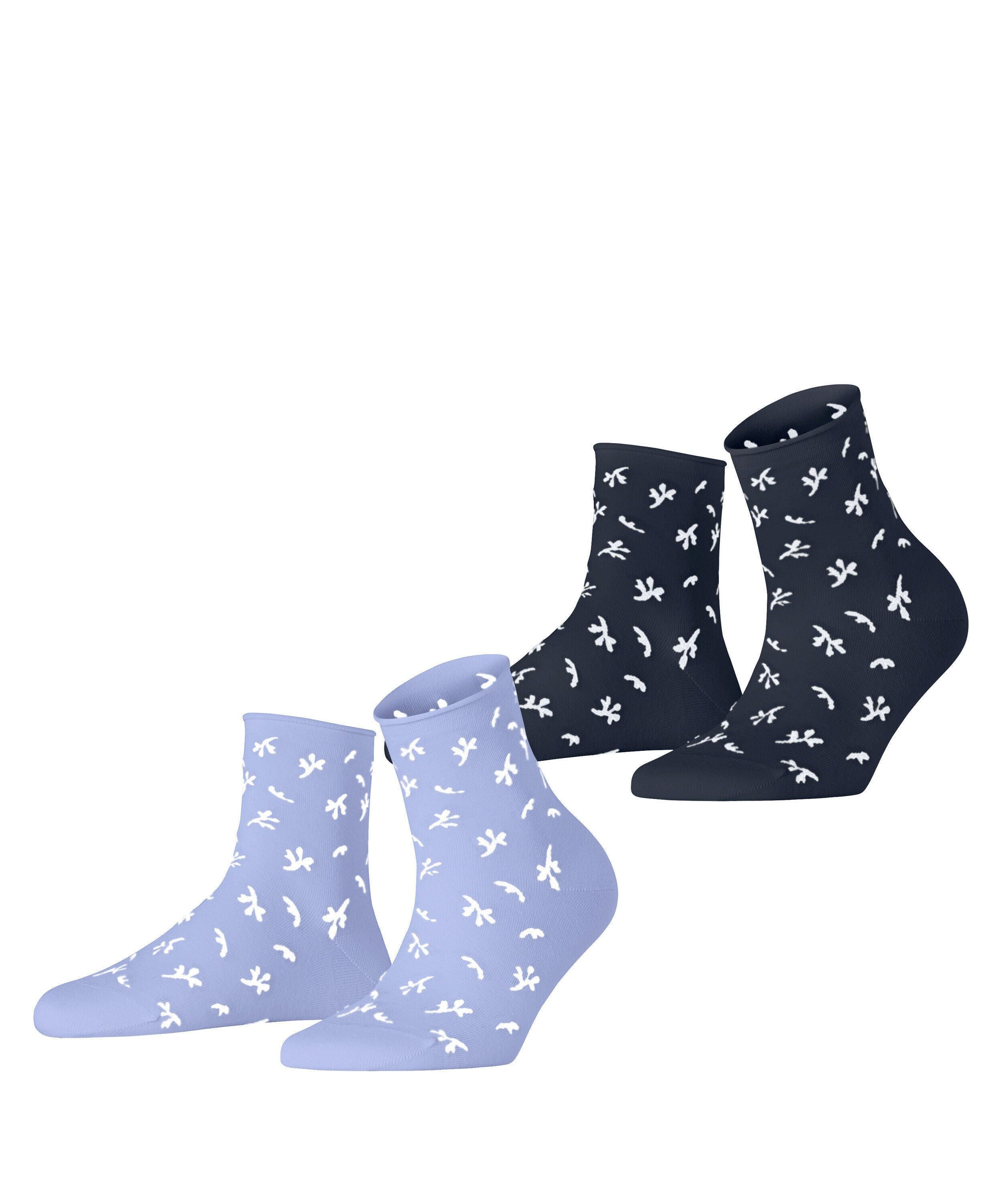 2er-Pack Socken mit Blumenmuster