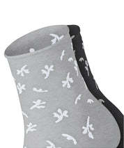 2er-Pack Socken mit Blumenmuster
