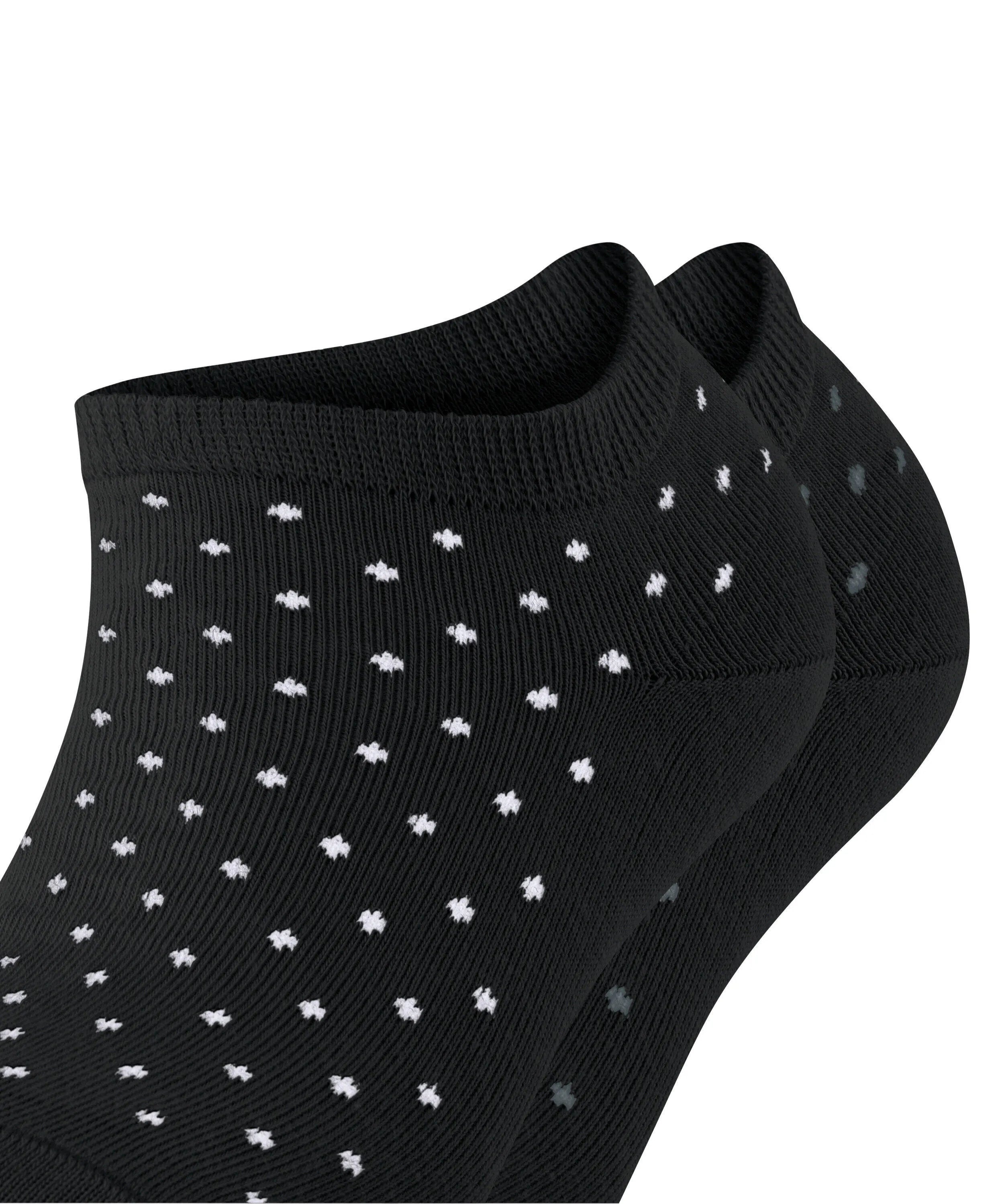 2er-Pack Gepunktete Sneakersocken