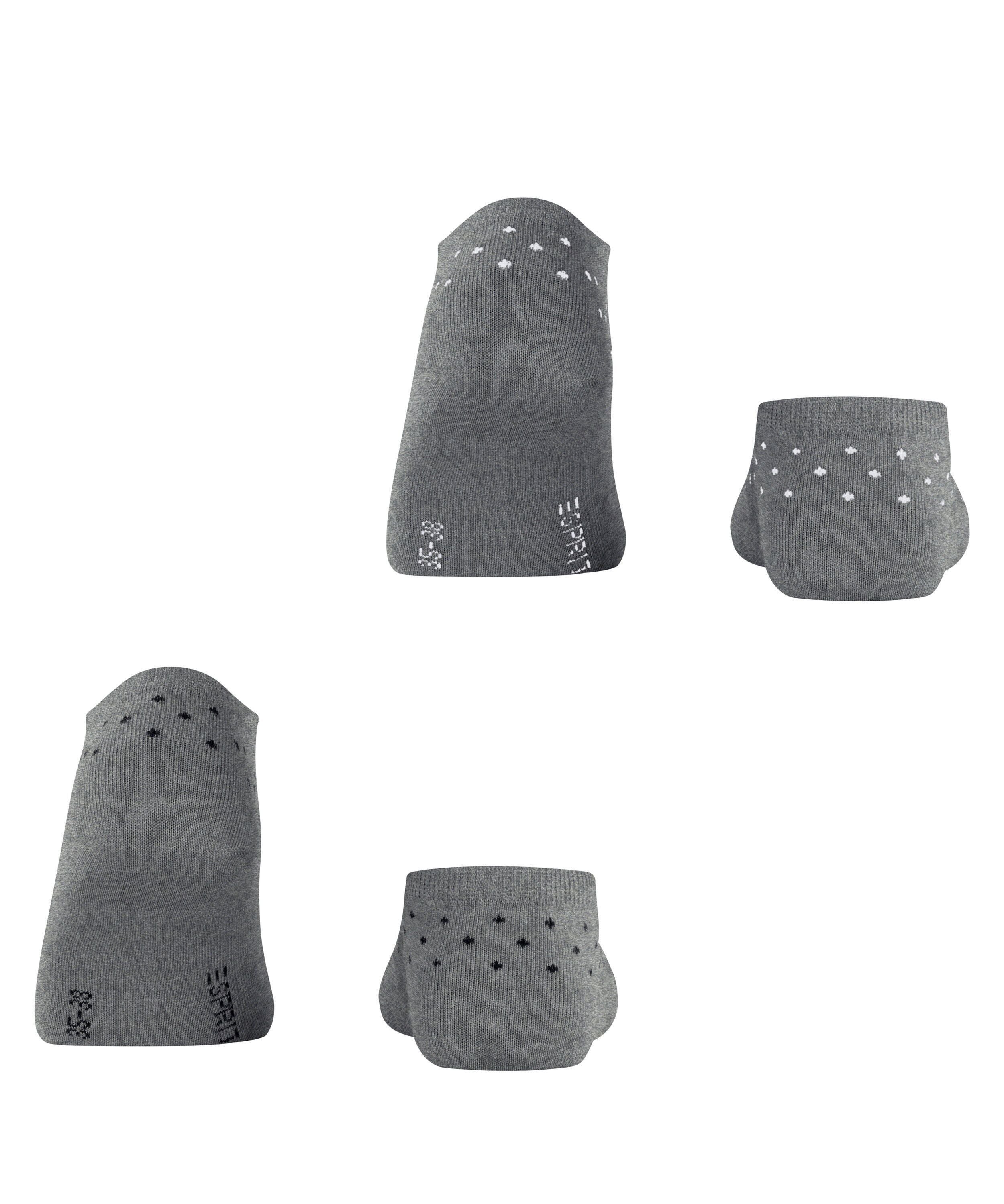 2er-Pack Gepunktete Sneakersocken