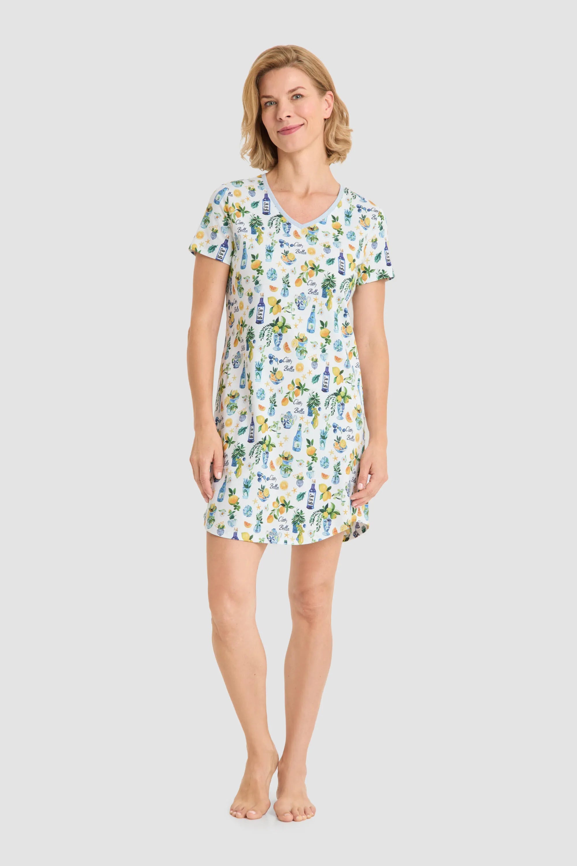 Nachtkleid aus Baumwolle