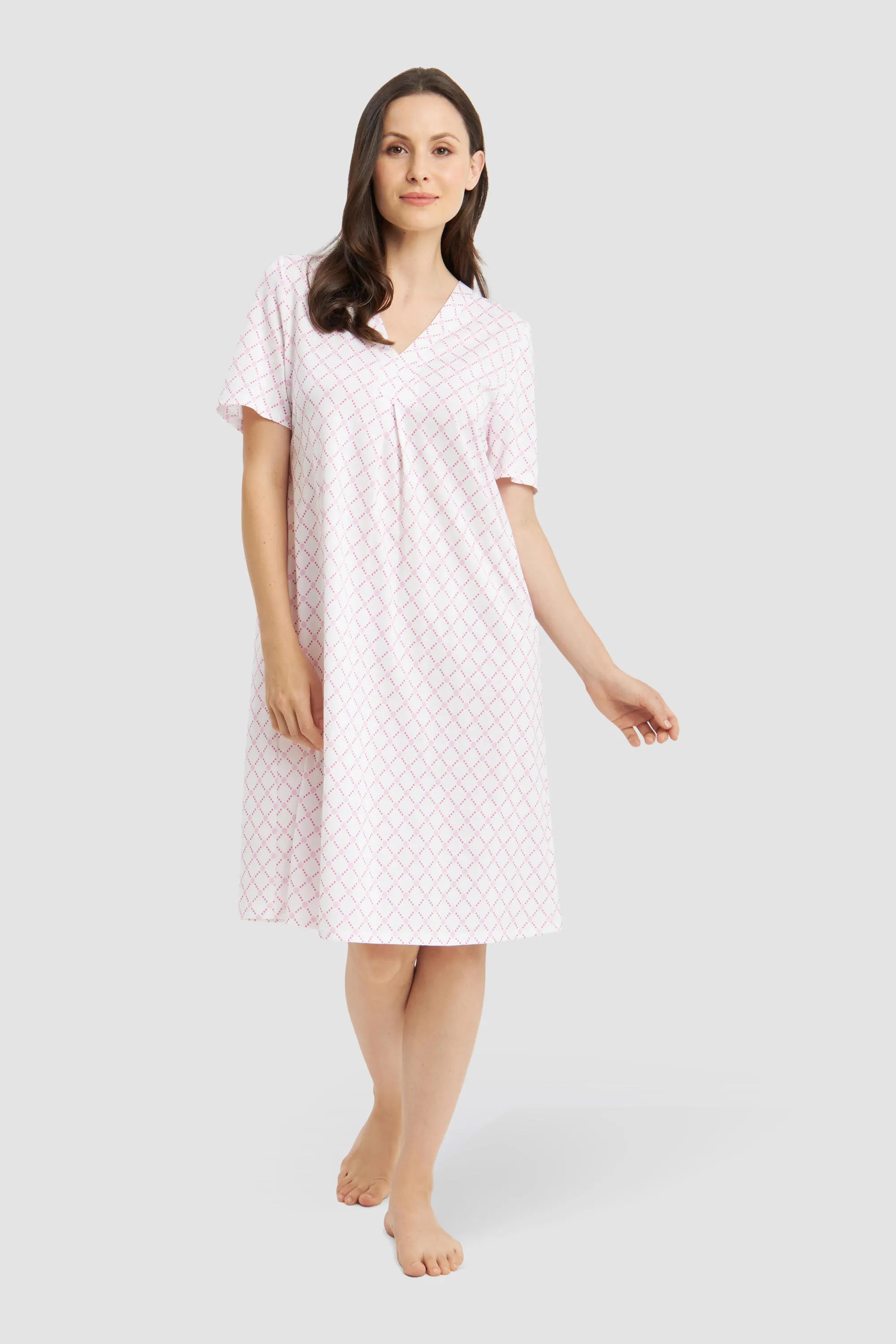 Nachtkleid aus Baumwollmix
