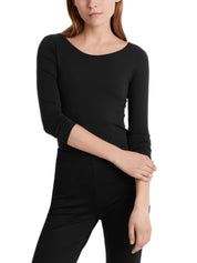 Langarmshirt aus dezent transparentem Material