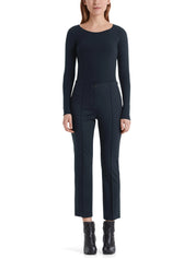 Langarmshirt aus dezent transparentem Material