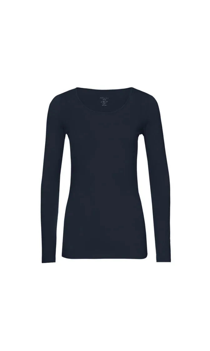 Langarmshirt aus dezent transparentem Material