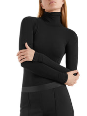 Strickpullover mit Rollkragen