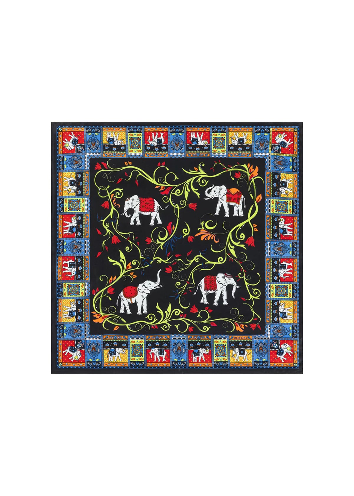 Seidentuch LUCKY ELEPHANT 53x53