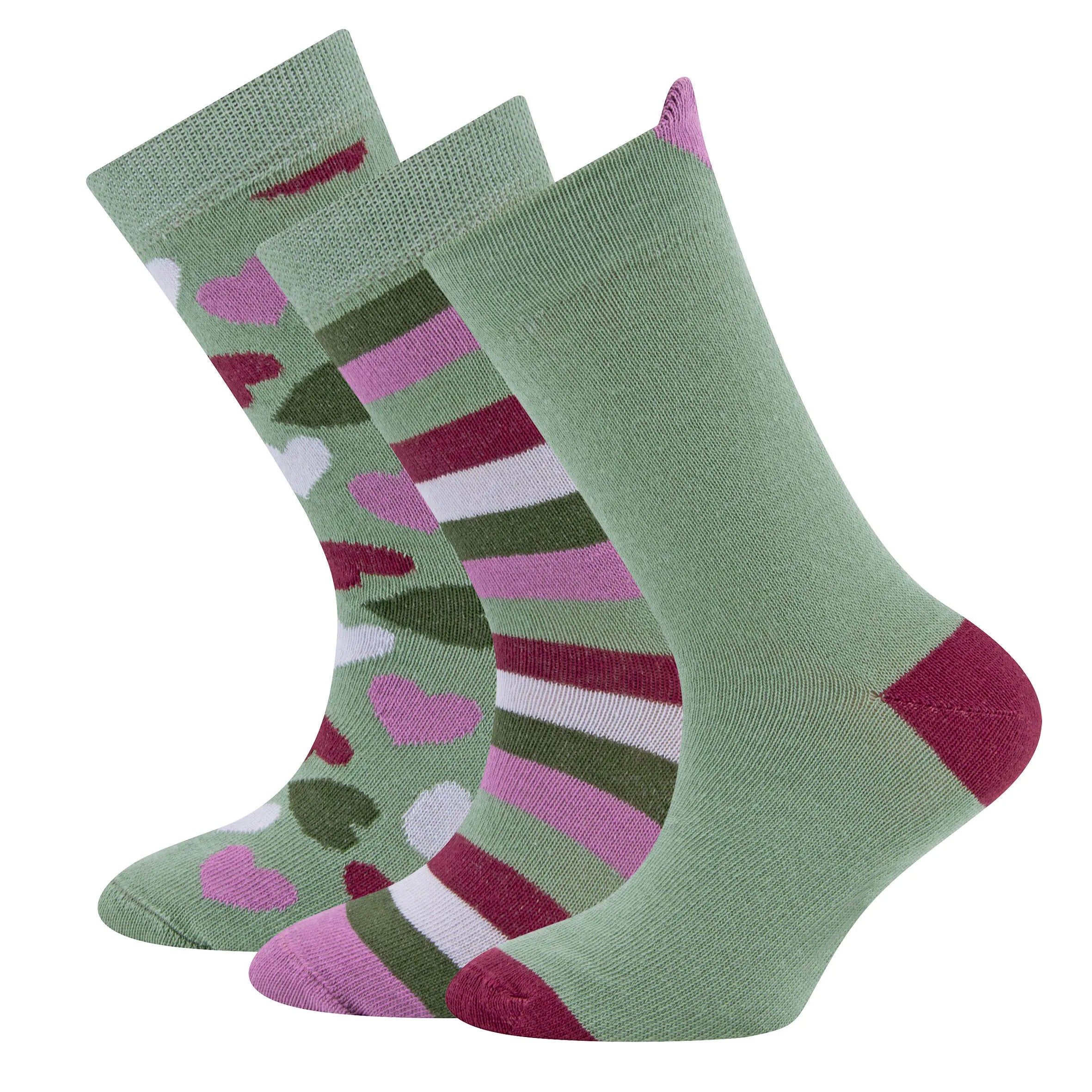 3er-Pack Socken aus Baumwollmix