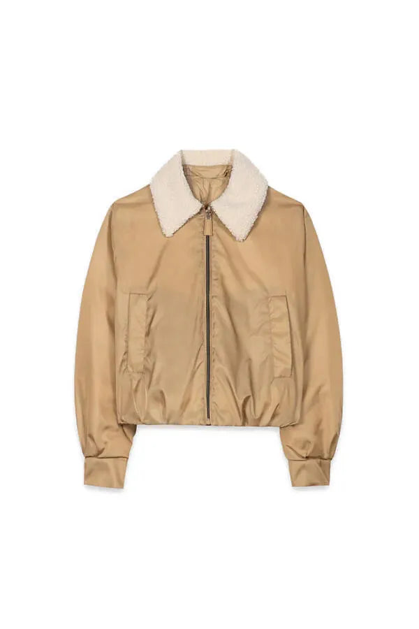 Blouson mit Teddykragen