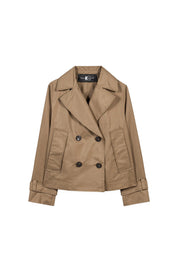 Trenchcoat aus Baumwollmix