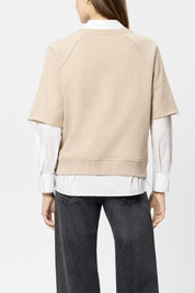 T-Shirt mit Strasssteinen