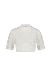 Dirndlbluse mit Stehkragen