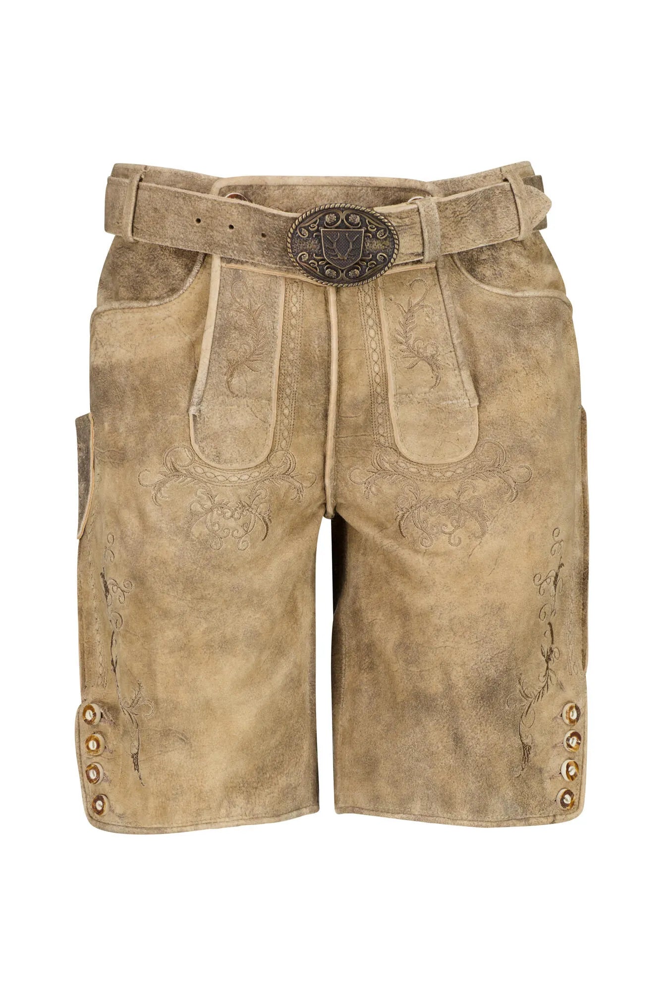 Lederhose mit Gürtel