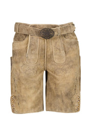 Lederhose mit Gürtel