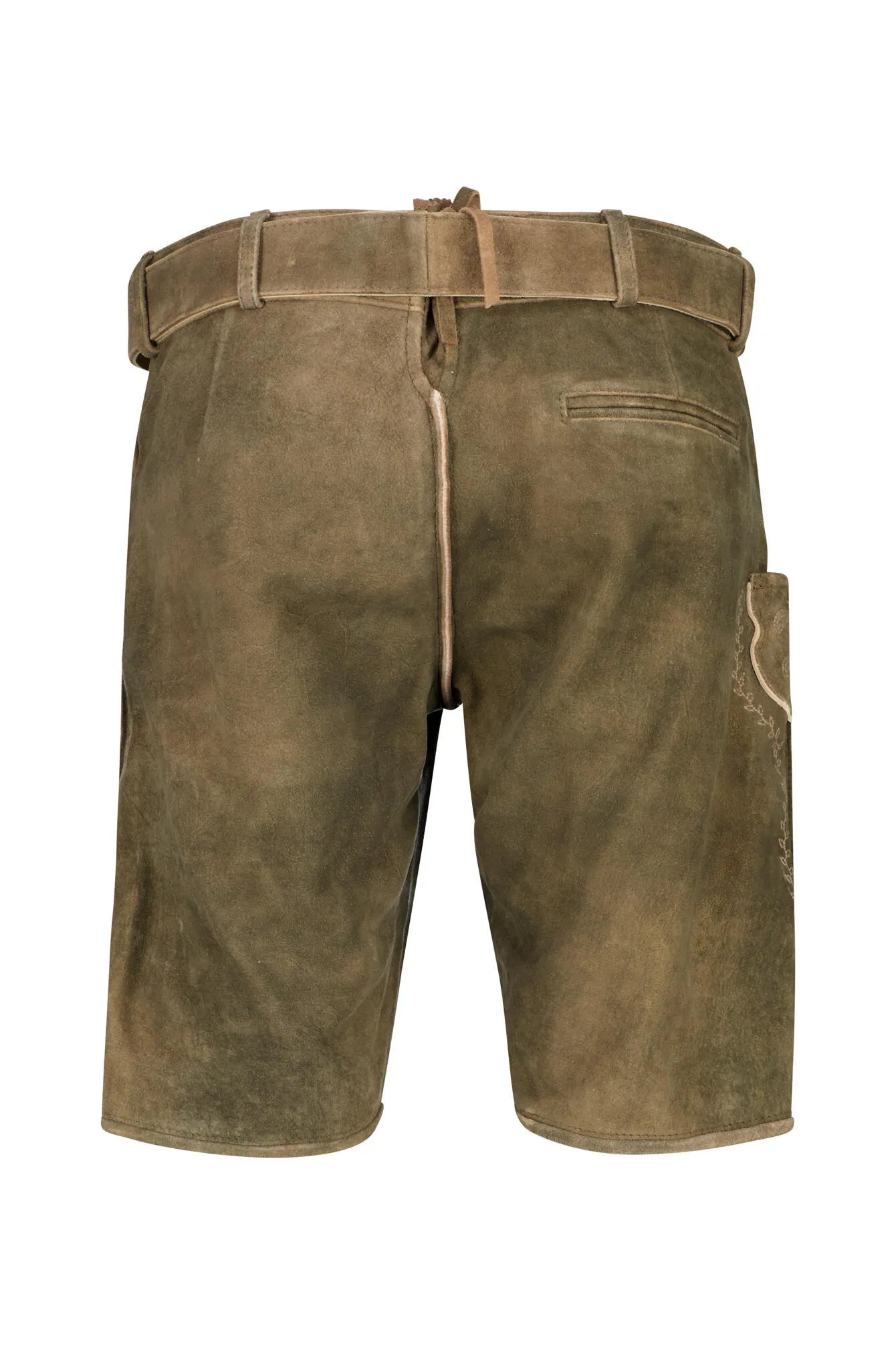 Lederhose mit Gürtel