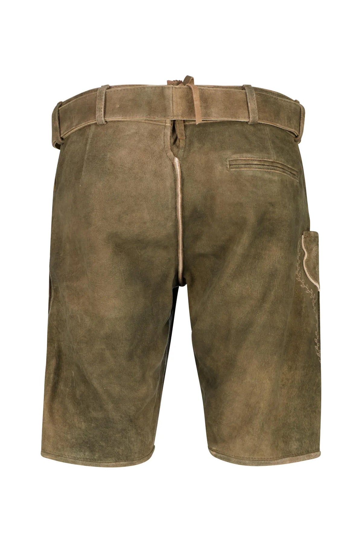 Lederhose mit Gürtel