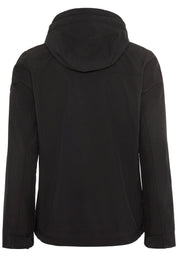 Softshelljacke mit abnehmbarer Kapuze