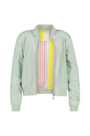 Bomberjacke mit Bündchenkragen