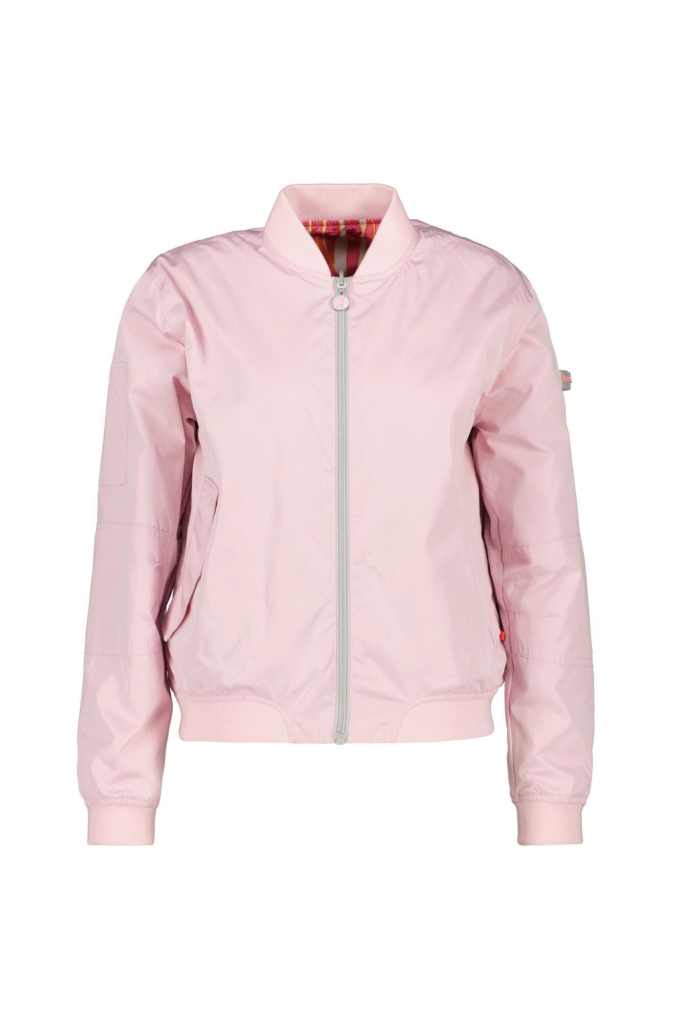 Bomberjacke mit Bündchenkragen
