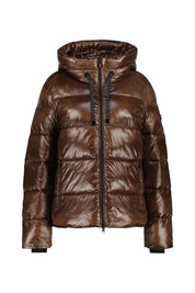 Steppjacke mit Kapuze