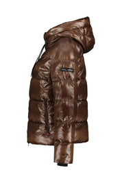 Steppjacke mit Kapuze