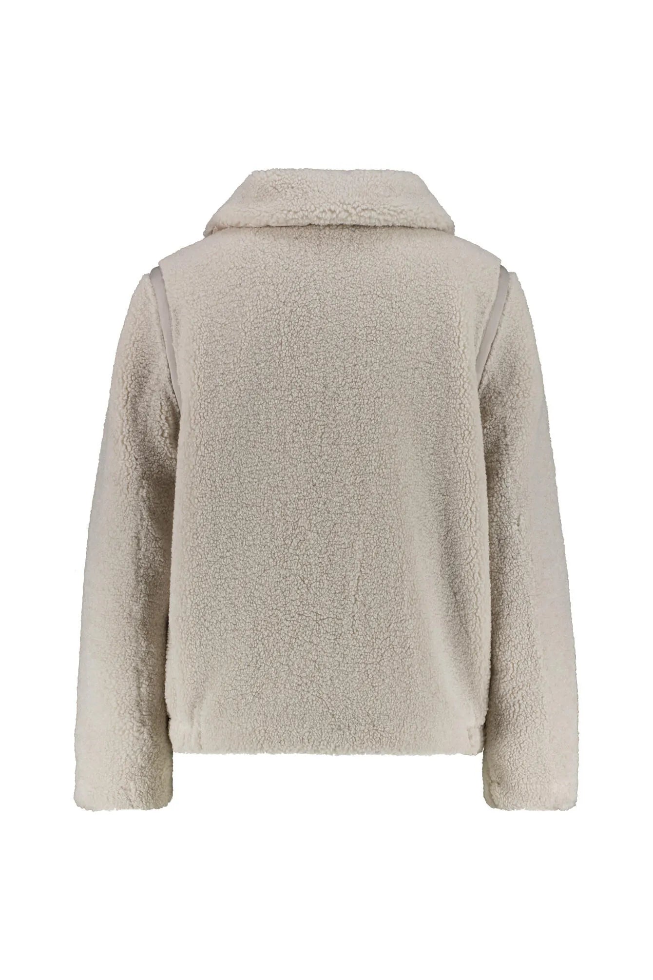 Teddyjacke mit aufliegendem Kragen