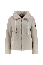 Teddyjacke mit aufliegendem Kragen