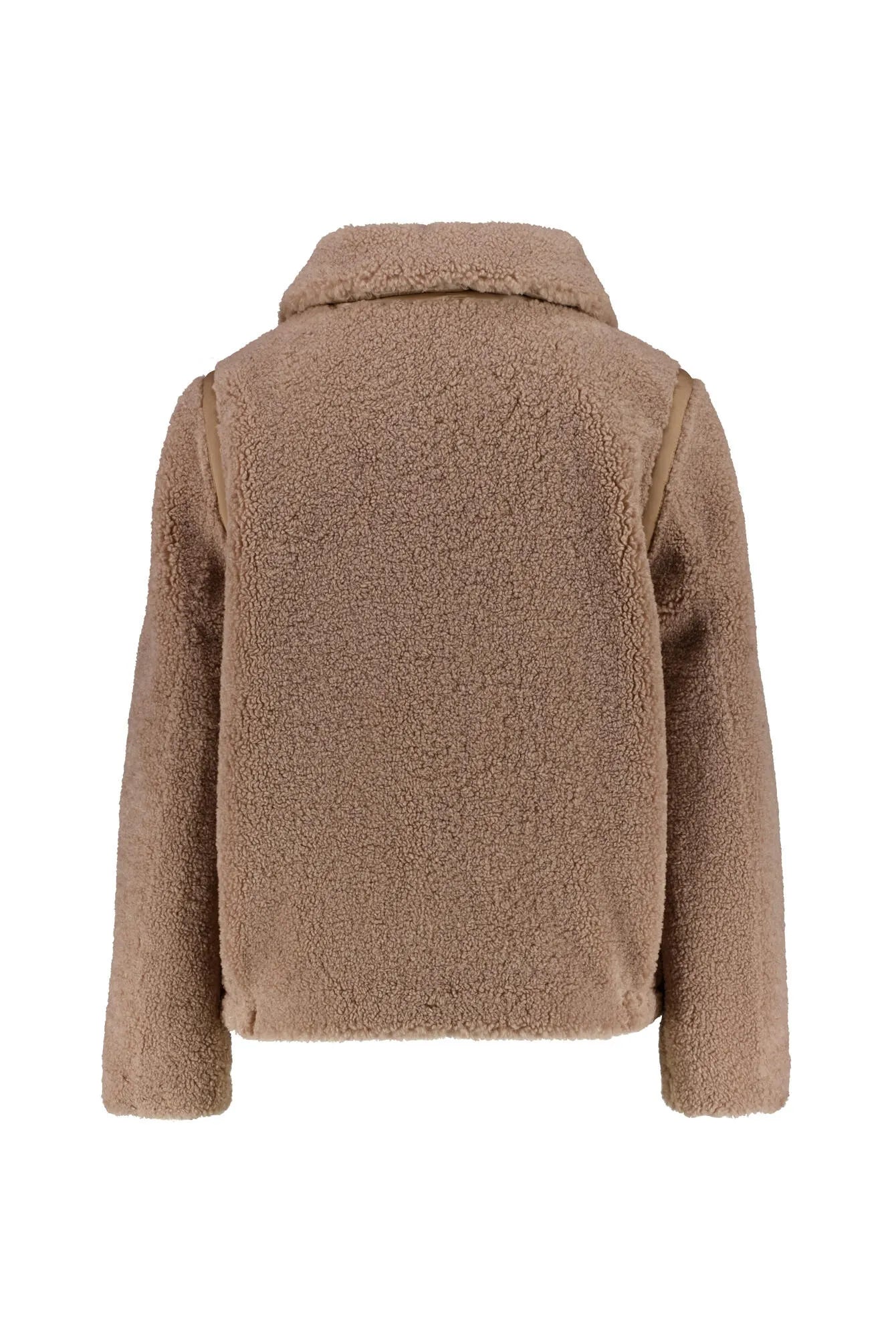 Teddyjacke mit aufliegendem Kragen