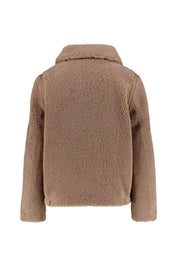 Teddyjacke mit aufliegendem Kragen