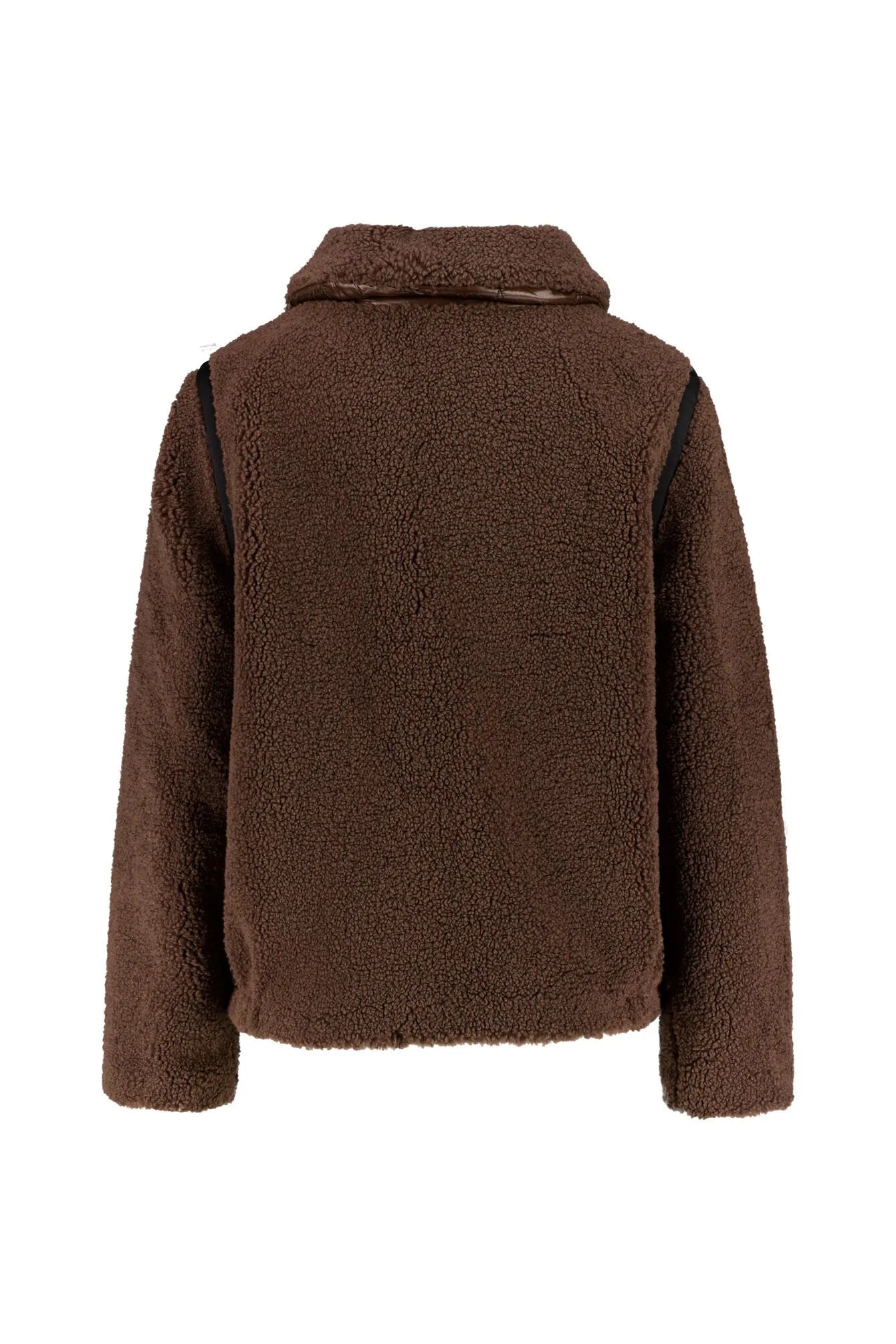 Teddyjacke mit aufliegendem Kragen