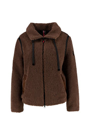 Teddyjacke mit aufliegendem Kragen