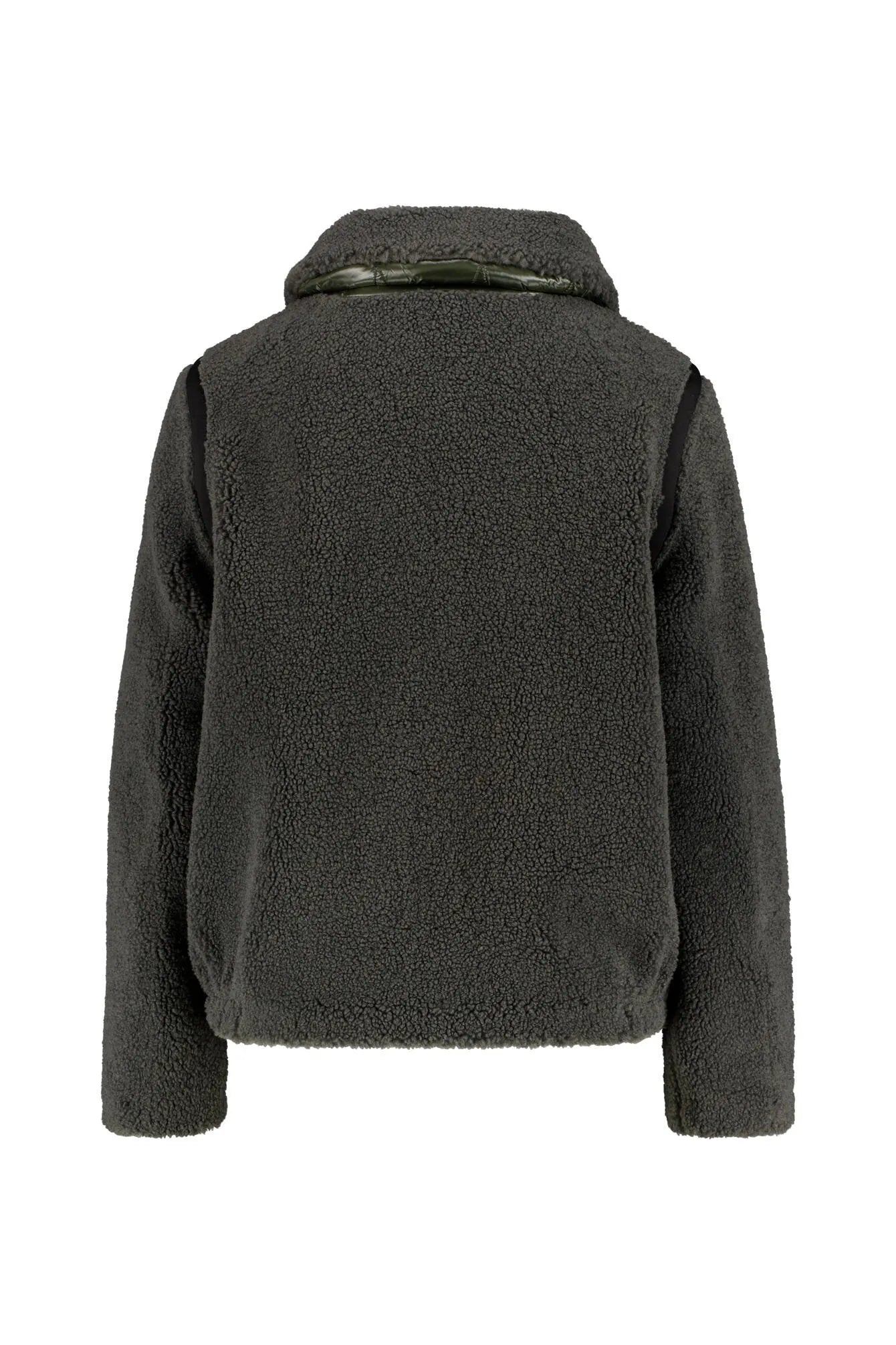 Teddyjacke mit aufliegendem Kragen